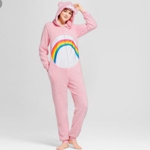 Women’s Pink Care Bear Onesie - Size: XS